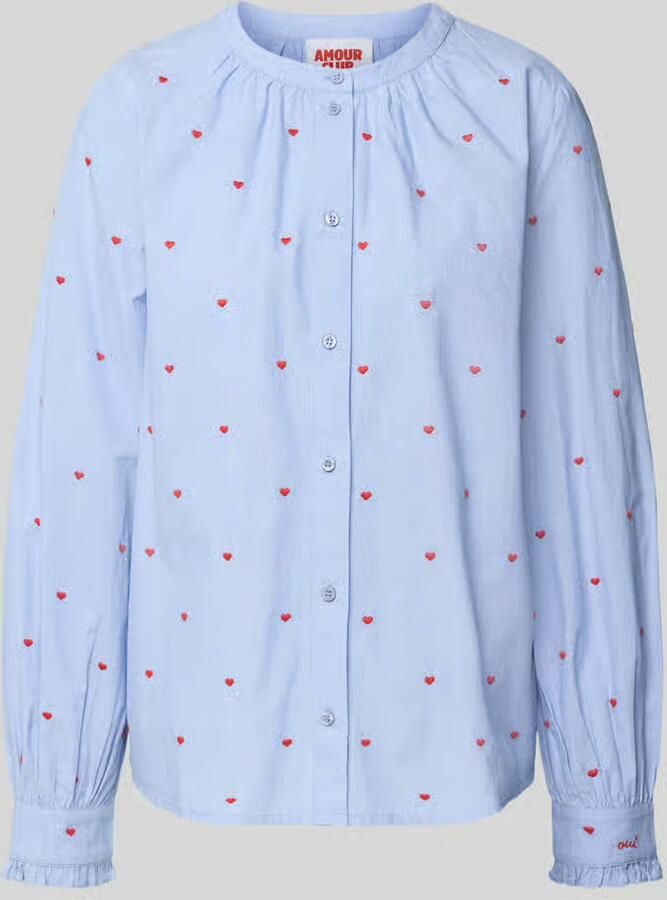 Oui overhemdblouse met knoopsluiting - Foto 2