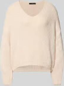 Oui oversized gebreide pullover met mohairgehalte