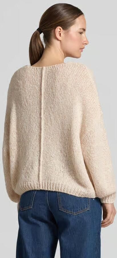 Oui oversized gebreide pullover met mohairgehalte - Foto 3