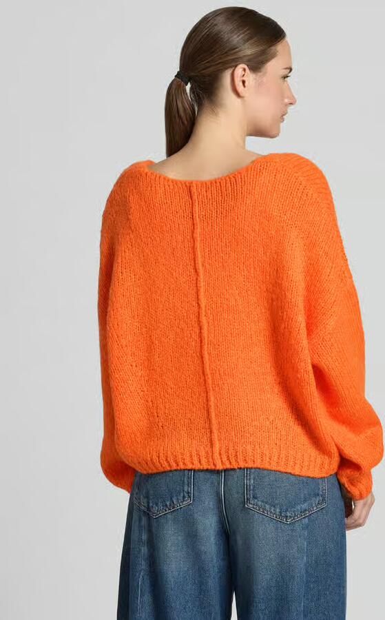 Oui oversized gebreide pullover met mohairgehalte - Foto 3