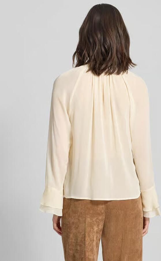Oui Regular fit blouse met volants