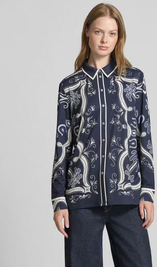 Oui Regular fit overhemdblouse met manchetten - Foto 5