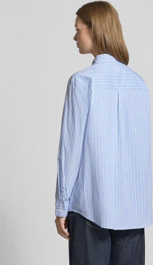 Oui Regular fit overhemdblouse met verlengde achterkant - Foto 4