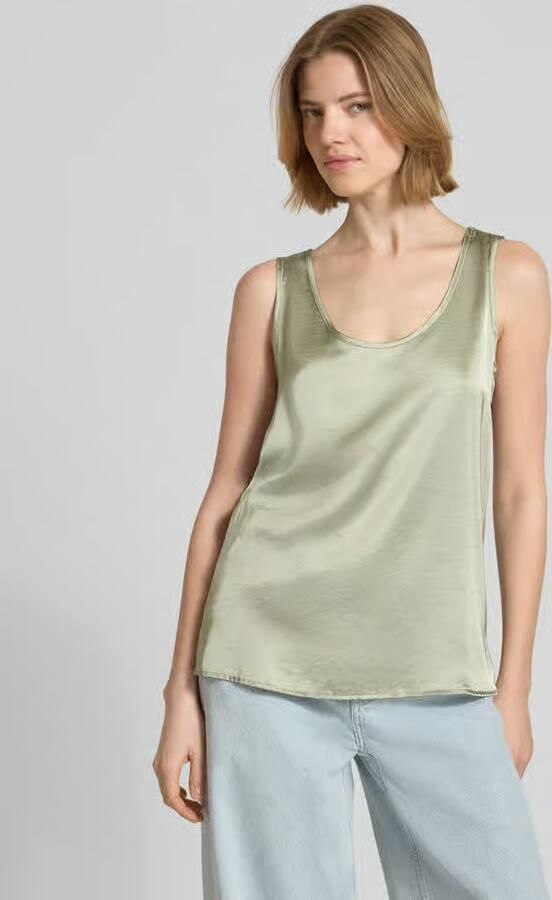 Oui regular fit top met viscose - Foto 2