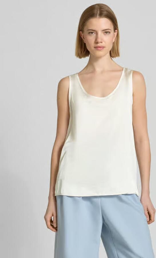 Oui regular fit top met viscose - Foto 2