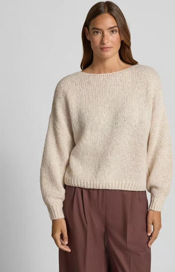 Oui Relaxed fit gebreide pullover met mohairgehalte - Foto 2
