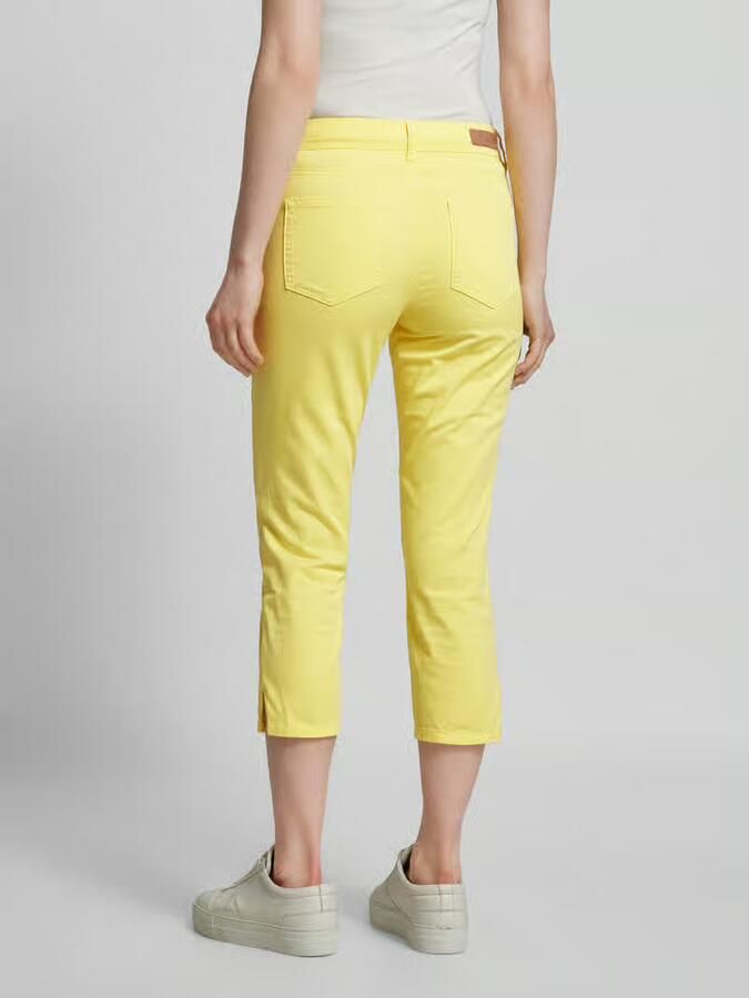 Oui Slim fit broek met verkort model
