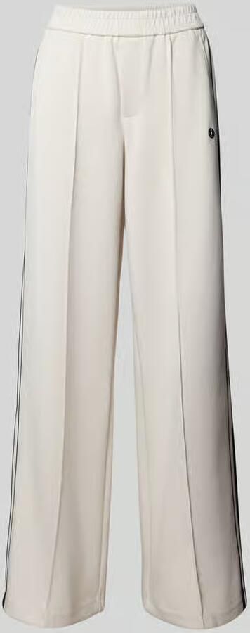 Oui Straight leg stoffen broek met vaste persplooien - Foto 2