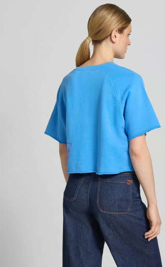 Oui Sweatshirt met stitchings en 1 2-mouwen - Foto 3