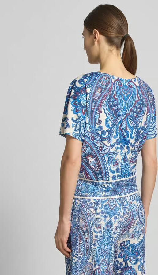 Oui T-shirt met allover-look - Foto 3