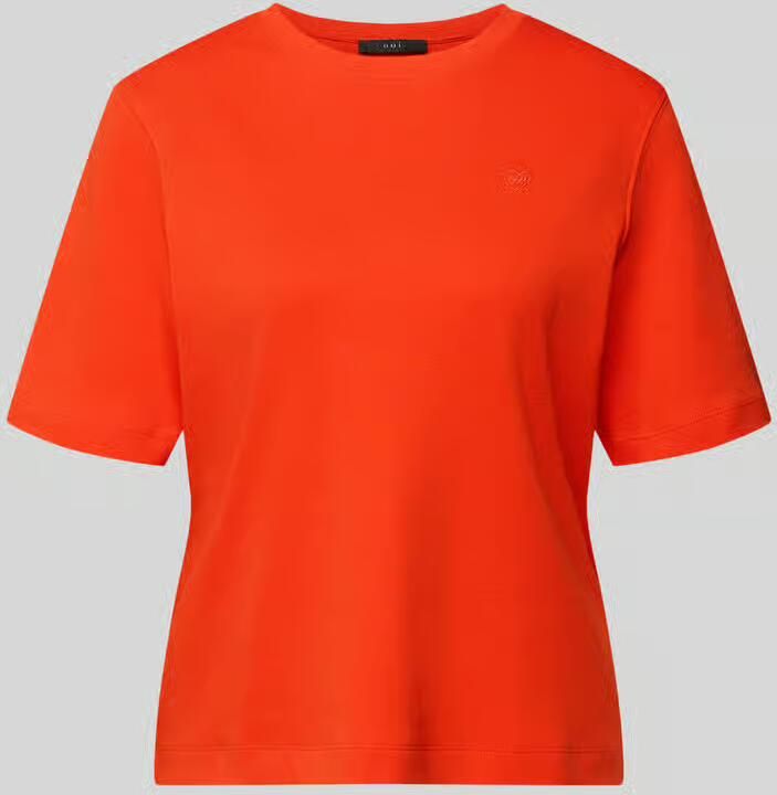 Oui T-shirt met logostitching model 'SVEHA' - Foto 3