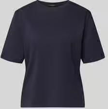 Oui T-shirt met logostitching model 'SVEHA'