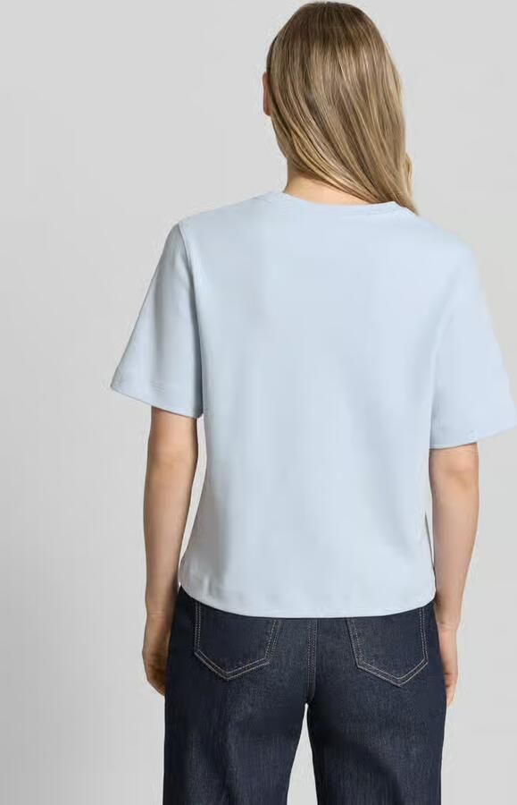 Oui T-shirt met logostitching model 'SVEHA' - Foto 2