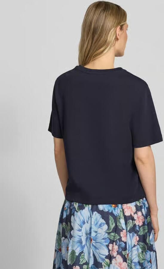 Oui T-shirt met logostitching model 'SVEHA' - Foto 3