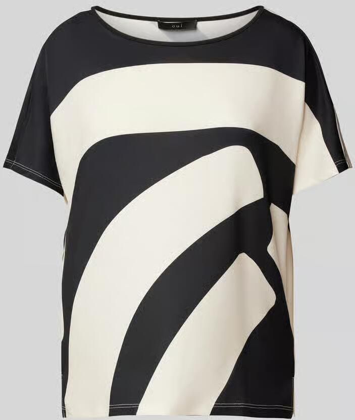 Oui T-shirt met ronde hals - Foto 3