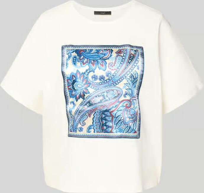 Oui T-shirt met ronde hals - Foto 4