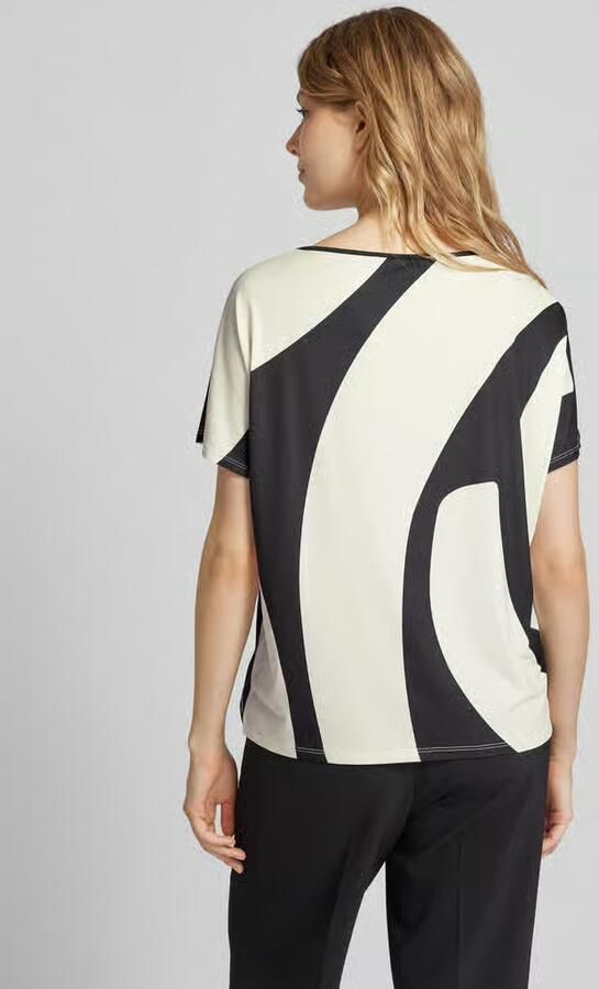 Oui T-shirt met ronde hals