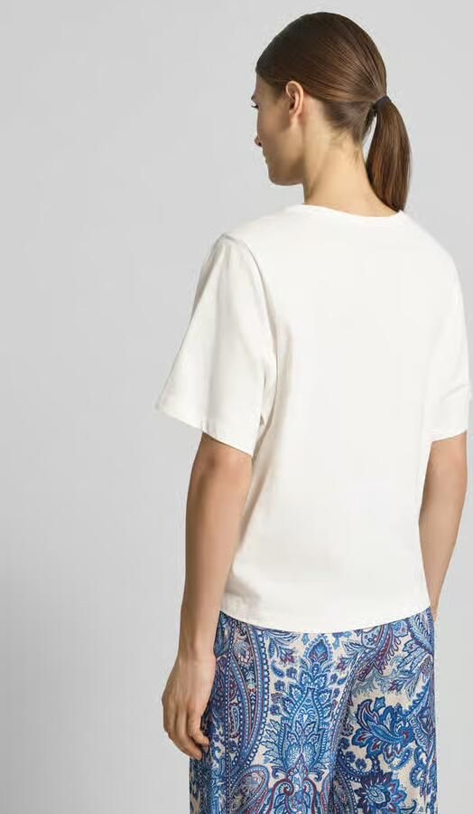 Oui T-shirt met ronde hals