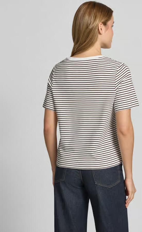 Oui T-shirt met stitching
