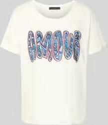 Oui T-shirt met strass-steentjes