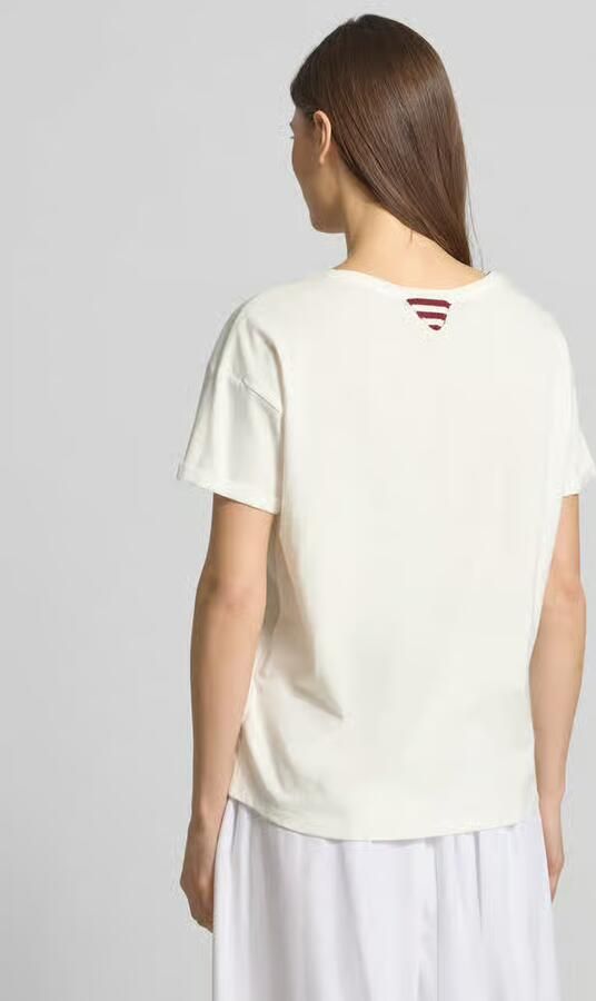 Oui T-shirt met strass-steentjes - Foto 3