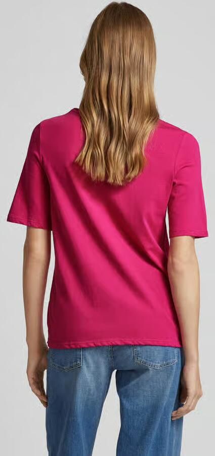 Oui T-shirt met strass-steentjes