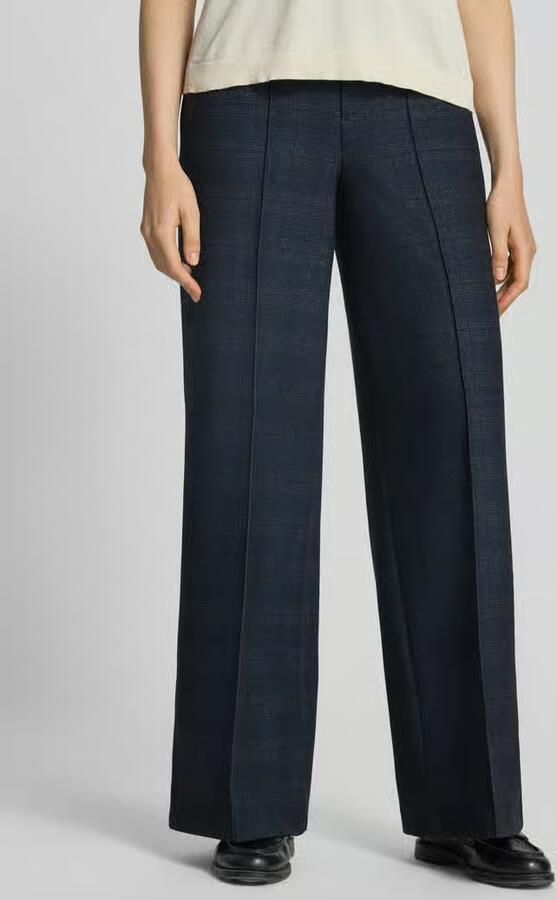 Oui wide fit broek met viscose - Foto 3
