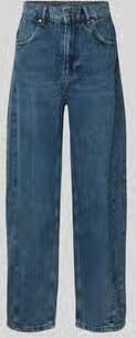 Oui Wide fit jeans met steekzakken