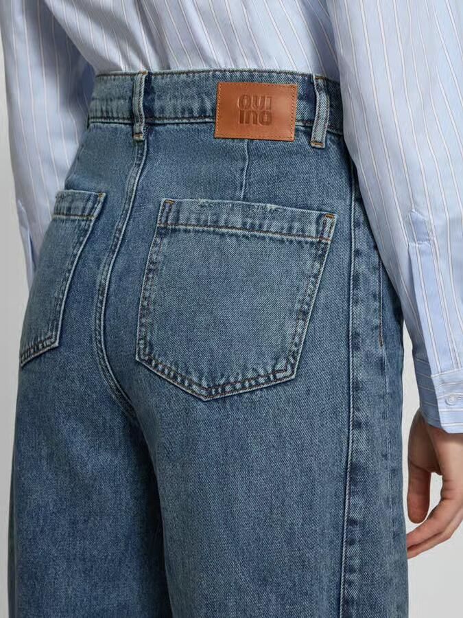 Oui Wide fit jeans met steekzakken - Foto 2