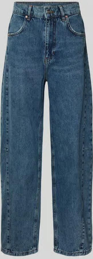 Oui Wide fit jeans met steekzakken - Foto 3
