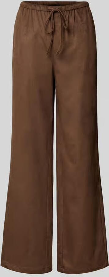Oui wide fit stoffen broek met achterzak - Foto 2