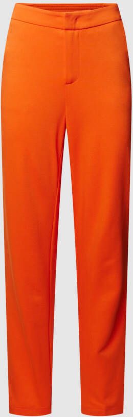 Oui Slim Fit Chino Shorts voor Vrouwen Orange Dames