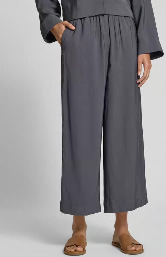 P&C* curated by Anna Schürrle Wide leg stoffen broek in kreuklook - Foto 2