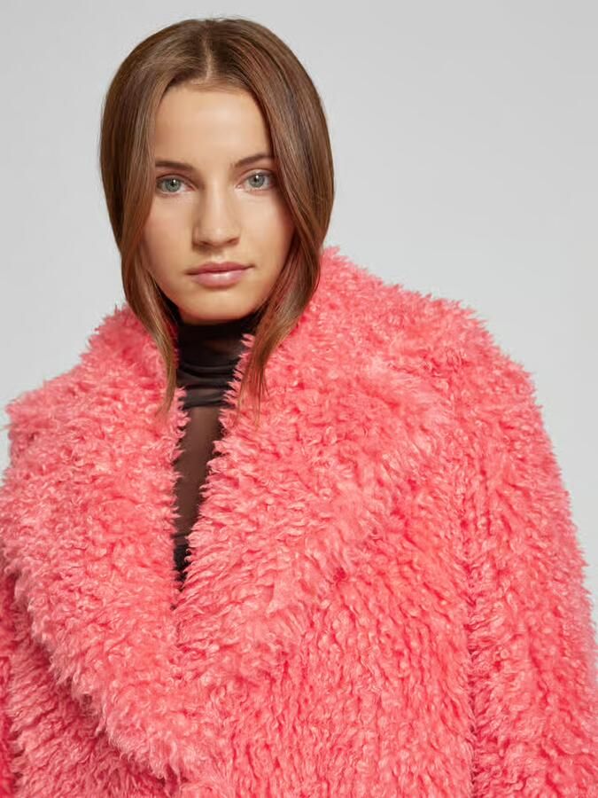 PATRIZIA PEPE Lange jas met reverskraag model 'CAPPOTTO 3 BOTTONI'