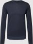 PAUL & SHARK Marineblauwe Gekleurde Biologisch Katoenen Crew Neck Trui Blue Heren - Thumbnail 1