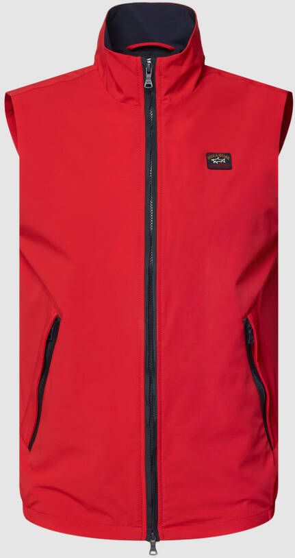 PAUL & SHARK Gilet met logopatch