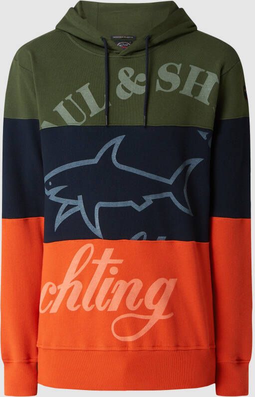 PAUL & SHARK Hoodie van biologische katoen