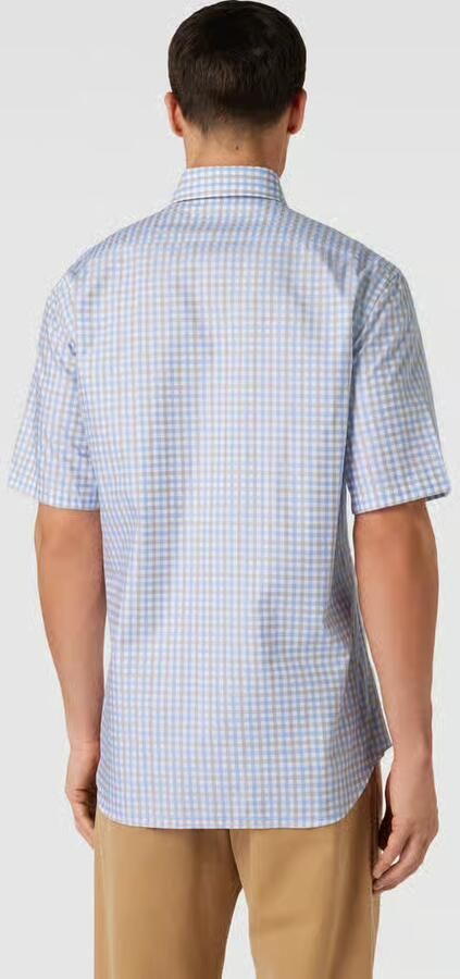PAUL & SHARK Regular fit vrijetijdsoverhemd met vichy-ruit