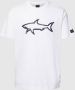 PAUL & SHARK T-shirt met motiefprint - Thumbnail 1