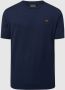 PAUL & SHARK Geribbelde kraag katoenen ronde hals T-shirt Blue Heren - Thumbnail 1