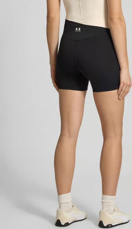 P.E Nation slim fit short met logoprint model 'Wander' - Foto 3