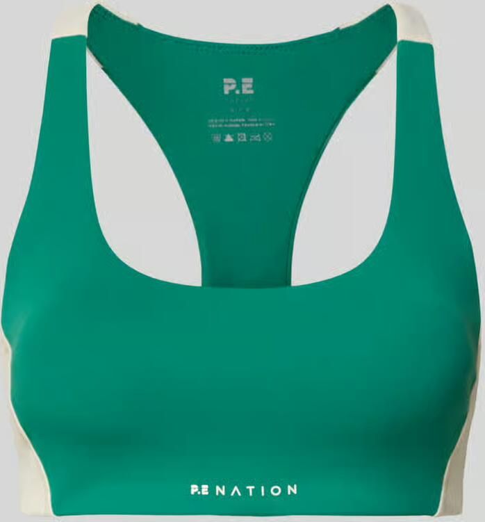 P.E Nation slim fit sport-bh met logodetail - Foto 2