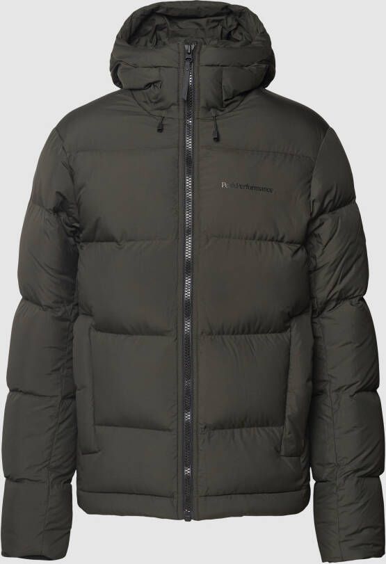 Peak Performance Donsjack in doorgestikte look