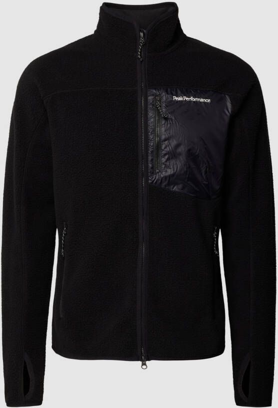Peak Performance Fleecejack met borstzak model 'Pile'