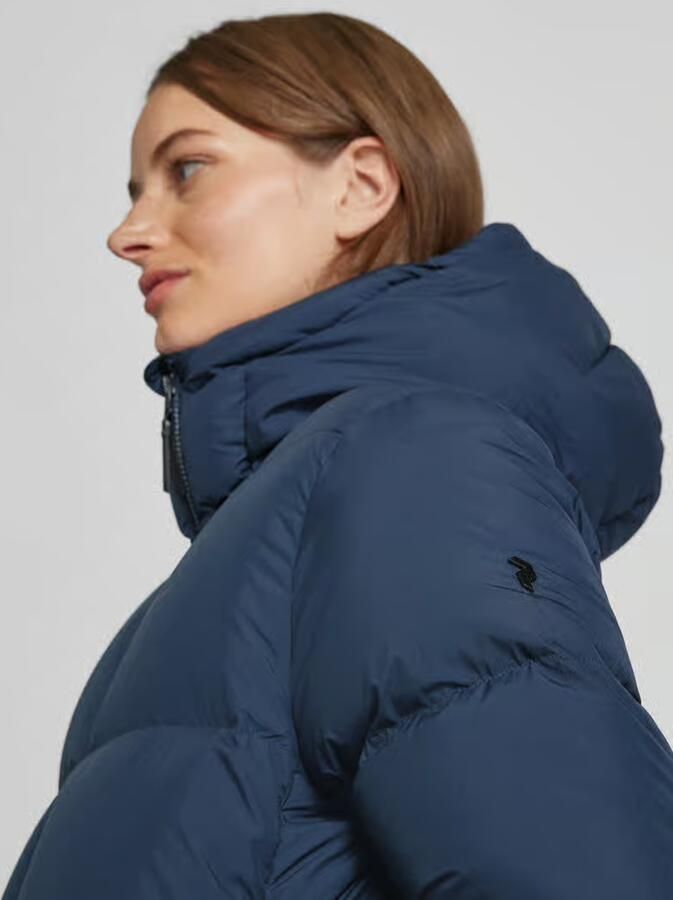 Peak Performance Regular fit gewatteerd jack met labelprint