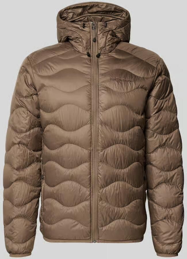Peak Performance Regular fit jack met logostitching model 'Helium'