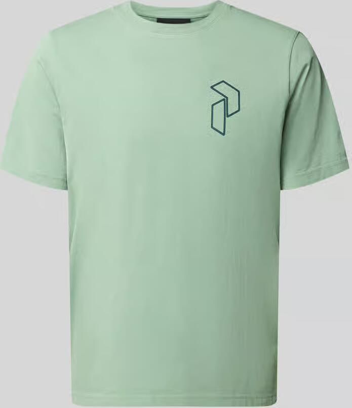 Peak Performance T-shirt met labelprint en ronde hals - Foto 2