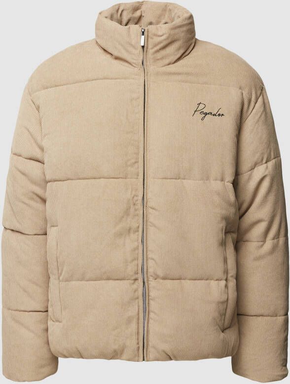 Pegador Gewatteerd jack in fijnriblook model 'SUNDRE'
