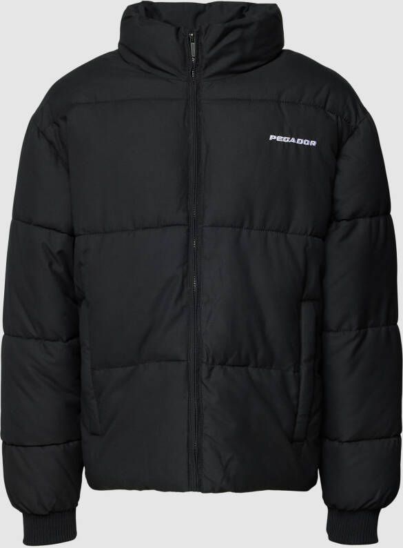 Pegador Gewatteerd jack met labelstitching