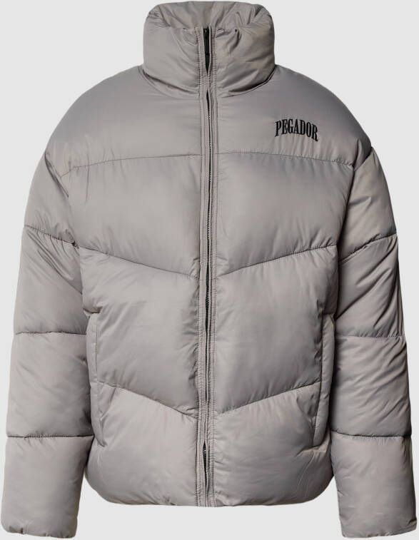 Pegador Spiller Puffer Jacket Pufferjassen Kleding rock grey maat: XXL beschikbare maaten:L XL XXL